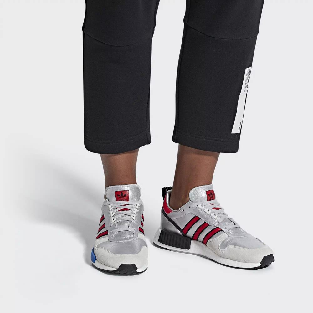 Adidas Rising Star x R1 Tenis Plateados Para Hombre (MX-78917)